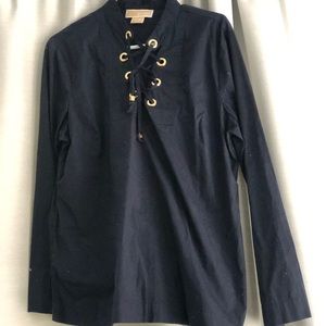 Michael Kors cruise collection- seersucker shirt